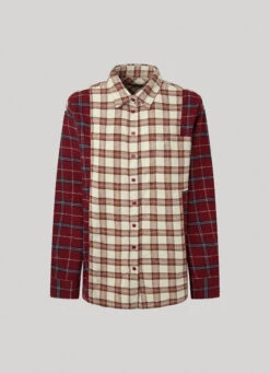 RELAXED FIT CHECKED SHIRT -Winter Clothes Store PL304690 0AA 01 FL