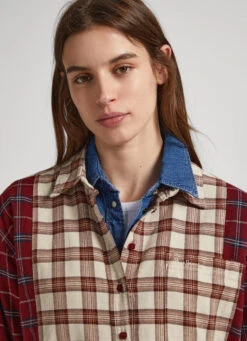 RELAXED FIT CHECKED SHIRT -Winter Clothes Store PL304690 0AA 03 MO