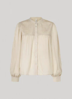 PLEATED BLOUSE -Winter Clothes Store PL304692 847 01 FL