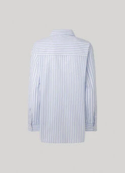 STRIPED POPLIN SHIRT -Winter Clothes Store PL304701 800 02 FL