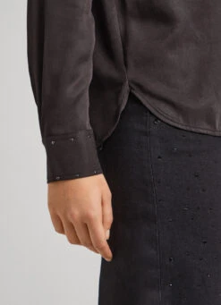 SHIRT WITH STRASS DETAIL -Winter Clothes Store PL304724 999 04 MO