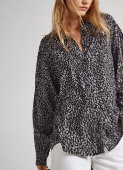 FLOWY ANIMAL PRINT SHIRT 8 FLOWY ANIMAL PRINT SHIRT -Winter Clothes Store PL304728 999 03 MO