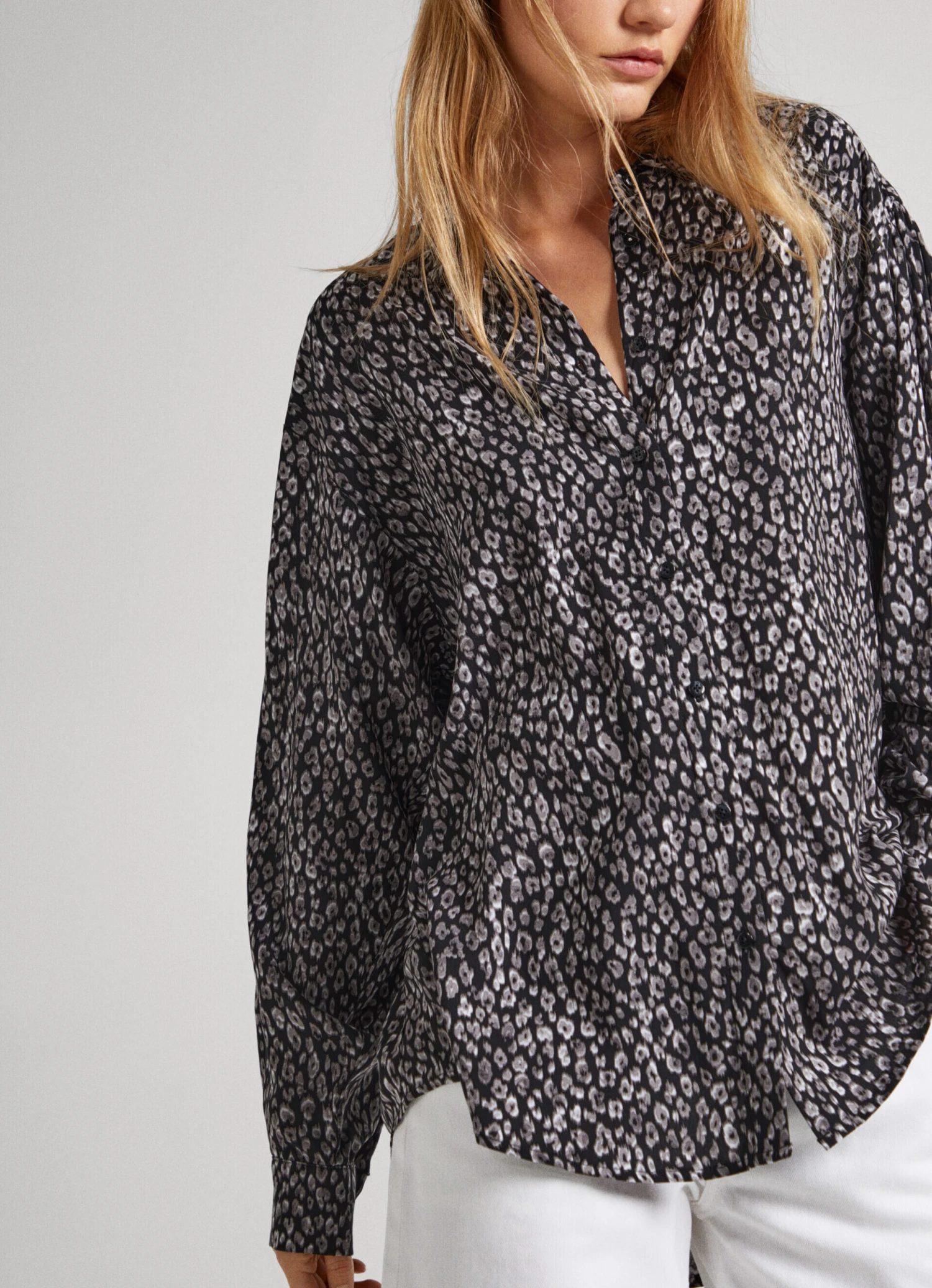 FLOWY ANIMAL PRINT SHIRT 5 FLOWY ANIMAL PRINT SHIRT - Image 3
