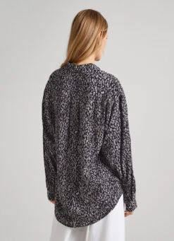 FLOWY ANIMAL PRINT SHIRT 9 FLOWY ANIMAL PRINT SHIRT -Winter Clothes Store PL304728 999 04 MO