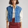 SLEEVELESS DENIM JACKET 2 SLEEVELESS DENIM JACKET -Winter Clothes Store PL402220 000 01 MO