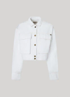 BOXY FIT DENIM JACKET -Winter Clothes Store PL402222 000 01 FL