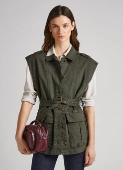 DENIM UTILITY JACKET