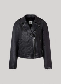 LAMB LEATHER BIKER JACKET -Winter Clothes Store PL402238 999 01 FL