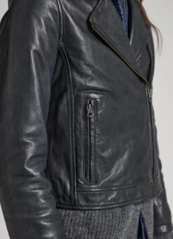 LAMB LEATHER BIKER JACKET -Winter Clothes Store PL402238 999 04 MO