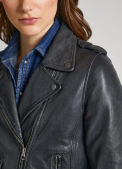 LAMB LEATHER BIKER JACKET -Winter Clothes Store PL402238 999 05 MO