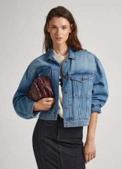 OVERSIZED DENIM JACKET -Winter Clothes Store PL402251 000 01 MO