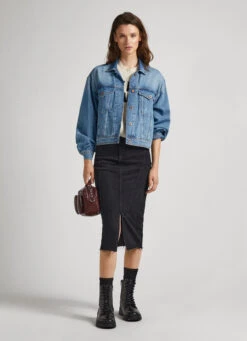 OVERSIZED DENIM JACKET -Winter Clothes Store PL402251 000 02 MO