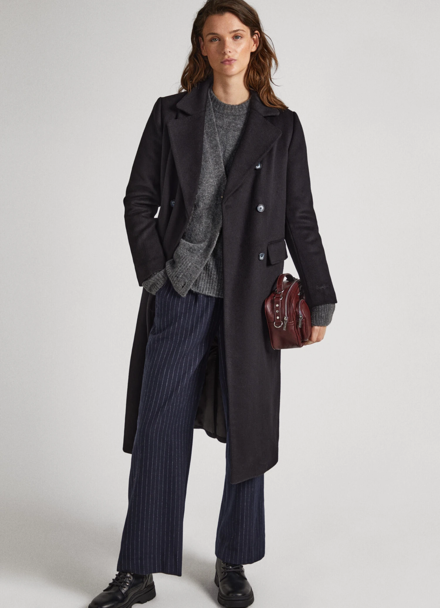 LONG WOOL COAT 4 LONG WOOL COAT - Image 2