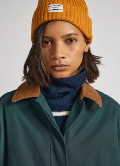 LONG JACKET WITH CORDUROY COLLAR -Winter Clothes Store PL402265 692 03 MO