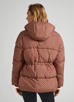 GEOMETRIC PRINT PUFFER JACKET -Winter Clothes Store PL402266 0AA 05 MO