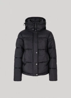 PUFFER JACKET WITH HOOD -Winter Clothes Store PL402273 999 01 FL