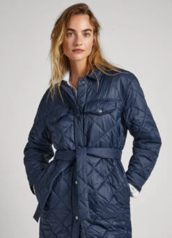 LONG QUILTED PUFFER JACKET -Winter Clothes Store PL402276 594 03 MO