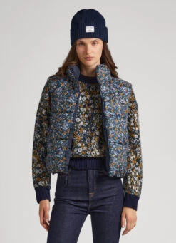 FLORAL PADDED WAISTCOAT