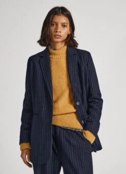 PINSTRIPE BLAZER
