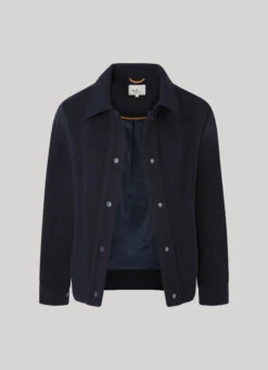 WOOL BLEND HERRINGBONE PRINT JACKET -Winter Clothes Store PL402290 594 03 FL