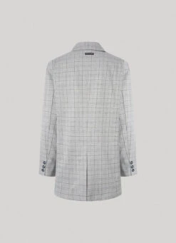 CHECKED TWILL BLAZER 16 CHECKED TWILL BLAZER -Winter Clothes Store PL402293 0AA 02 FL