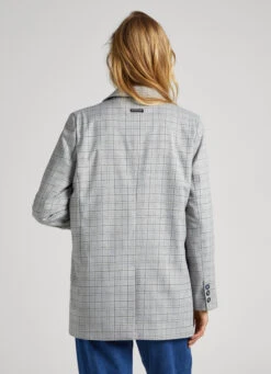 CHECKED TWILL BLAZER 14 CHECKED TWILL BLAZER -Winter Clothes Store PL402293 0AA 05 MO