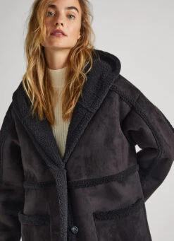 LONG SUEDETTE JACKET -Winter Clothes Store PL402294 999 05 MO