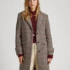 WOOL HOUNDSTOOTH COAT