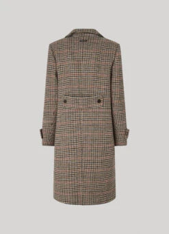 WOOL HOUNDSTOOTH COAT -Winter Clothes Store PL402295 0AA 02 FL