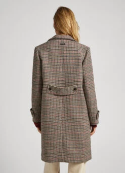 WOOL HOUNDSTOOTH COAT -Winter Clothes Store PL402295 0AA 05 MO