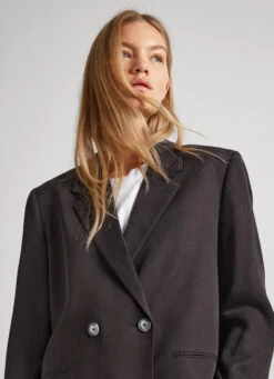 DOUBLE BREASTED BLAZER -Winter Clothes Store PL402305 999 04 MO