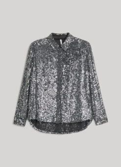 SHIRT IN SEQUINS -Winter Clothes Store PL402330 934 01 FL
