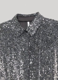 SHIRT IN SEQUINS -Winter Clothes Store PL402330 934 02 FL