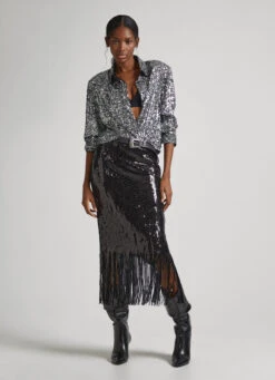 SHIRT IN SEQUINS -Winter Clothes Store PL402330 934 02 MO