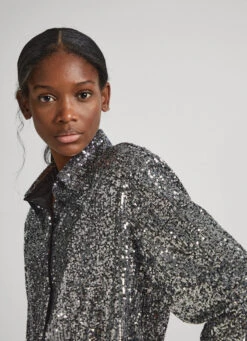 SHIRT IN SEQUINS -Winter Clothes Store PL402330 934 04 MO
