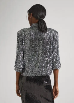 SHIRT IN SEQUINS -Winter Clothes Store PL402330 934 05 MO