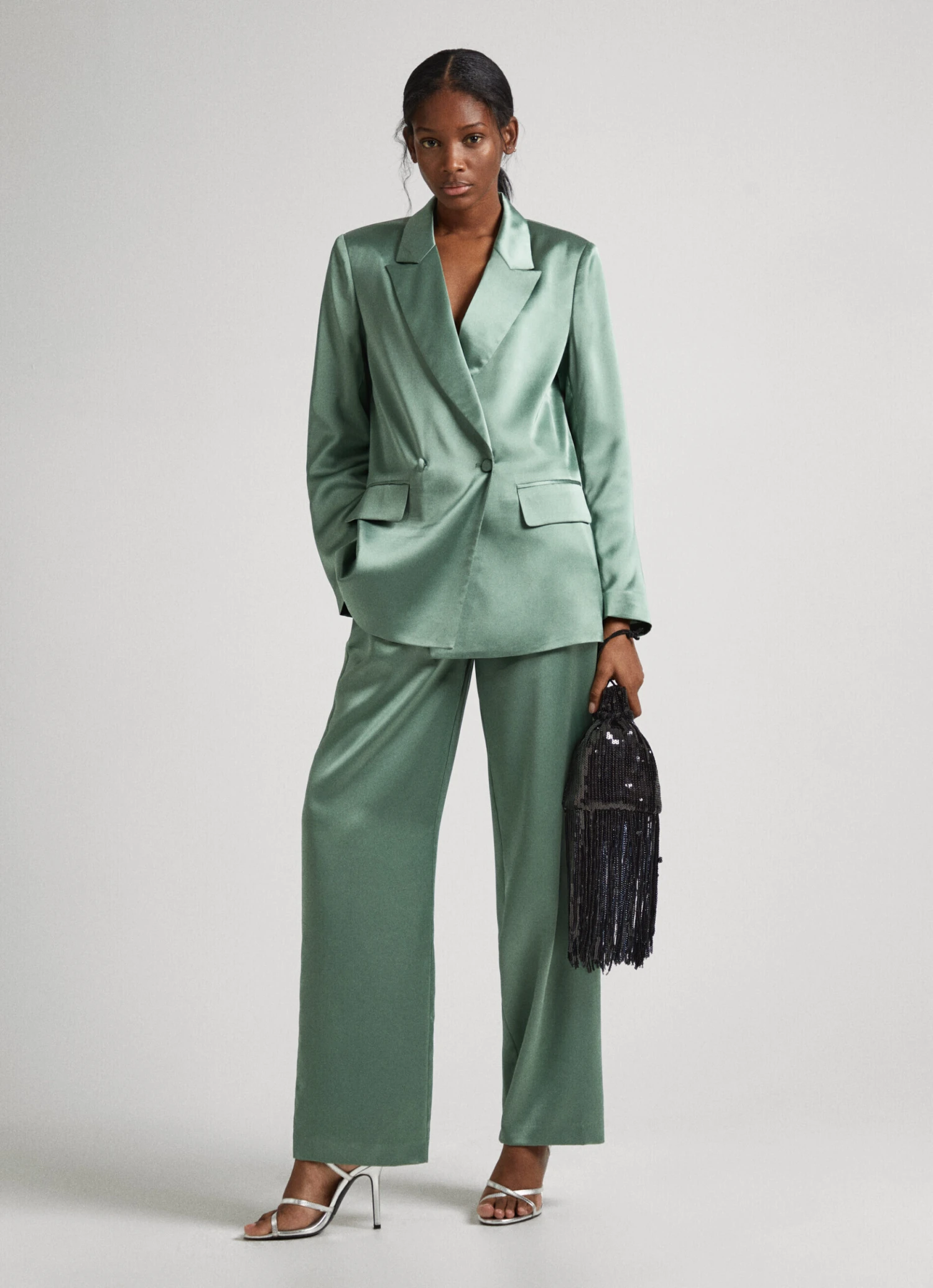 SATIN BLAZER 4 SATIN BLAZER - Image 2