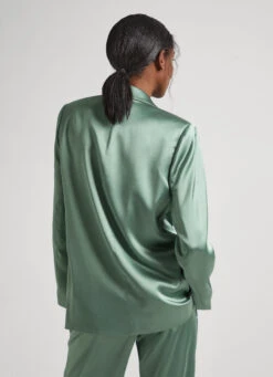 SATIN BLAZER 12 SATIN BLAZER -Winter Clothes Store PL402331 660 04 MO