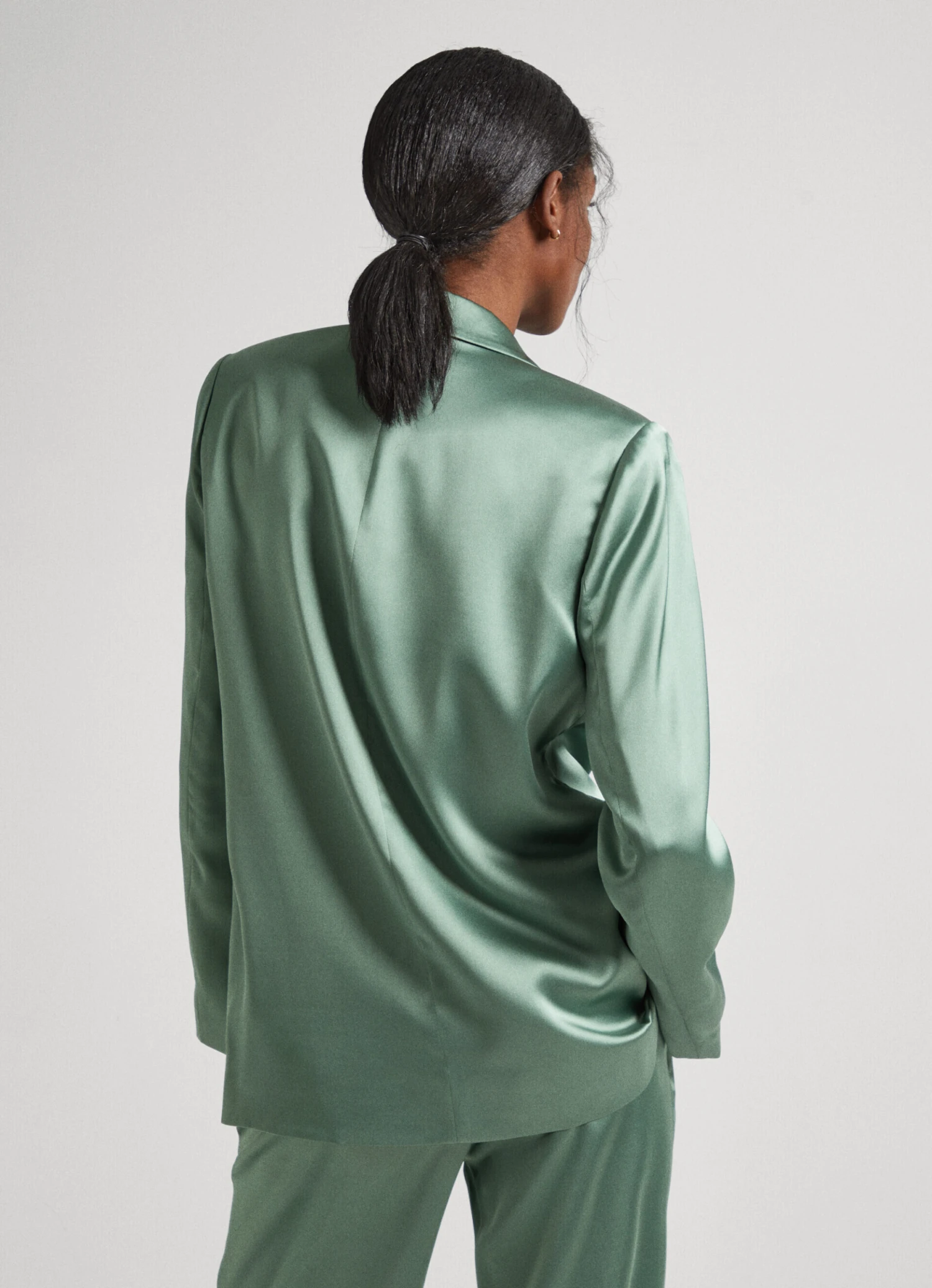 SATIN BLAZER 6 SATIN BLAZER - Image 4