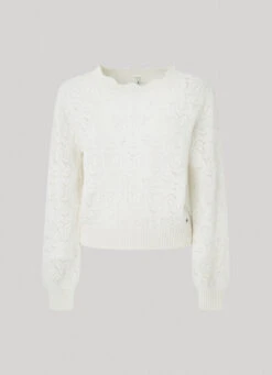 HEARTS OPENWORK KNIT -Winter Clothes Store PL702009 808 01 FL