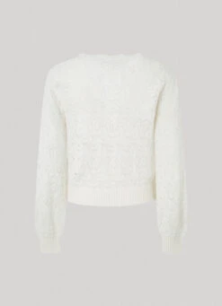 HEARTS OPENWORK KNIT -Winter Clothes Store PL702009 808 02 FL