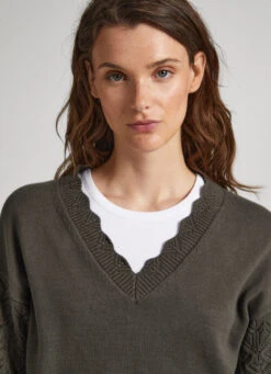 OPENWORK SLEEVE KNIT -Winter Clothes Store PL702010 728 03 MO