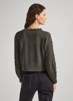 OPENWORK SLEEVE KNIT -Winter Clothes Store PL702010 728 04 MO