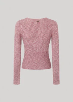 HEATHERED MELANGE COTTON TOP -Winter Clothes Store PL702013 278 02 FL