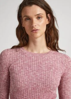 HEATHERED MELANGE COTTON TOP -Winter Clothes Store PL702013 278 03 MO