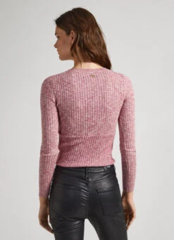 HEATHERED MELANGE COTTON TOP -Winter Clothes Store PL702013 278 04 MO