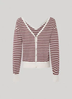 STRIPED PIMA COTTON JUMPER 15 STRIPED PIMA COTTON JUMPER -Winter Clothes Store PL702015 0AA 02 FL