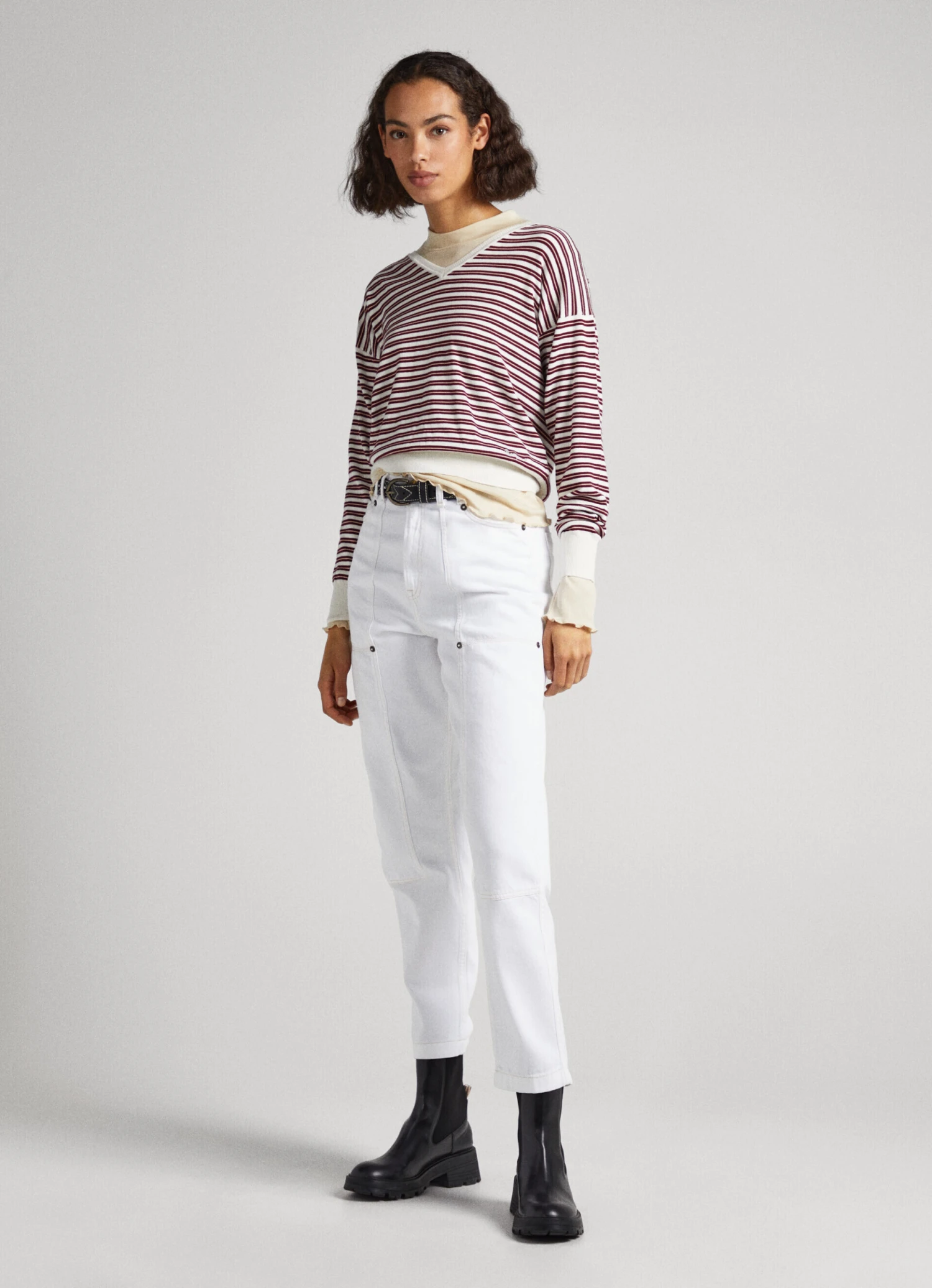 STRIPED PIMA COTTON JUMPER 4 STRIPED PIMA COTTON JUMPER - Image 2