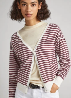 STRIPED PIMA COTTON JUMPER 13 STRIPED PIMA COTTON JUMPER -Winter Clothes Store PL702015 0AA 05 MO