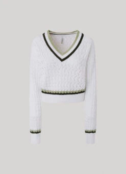 DIAMOND OPENWORK KNIT -Winter Clothes Store PL702018 800 01 FL